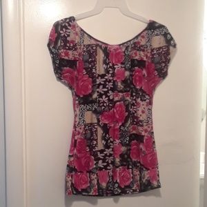 Ladies Floral Top Large Size